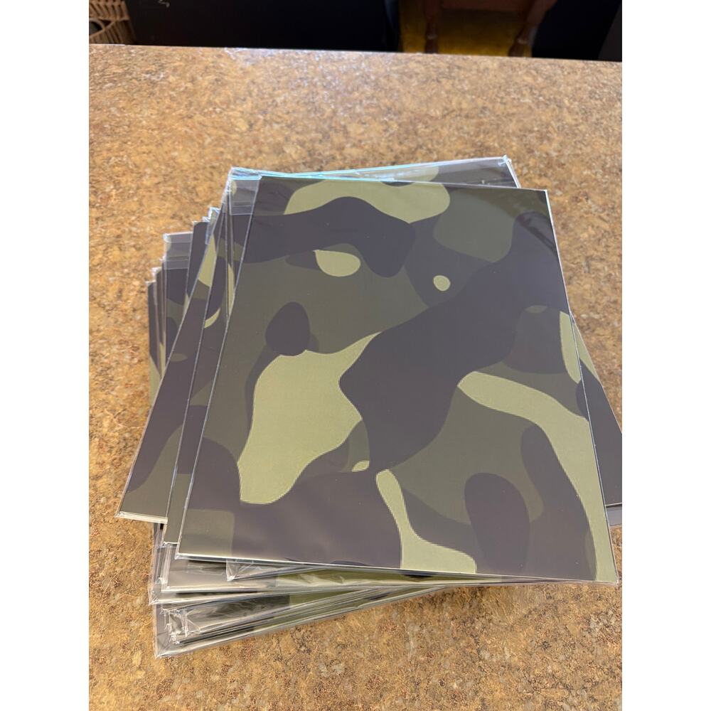 Camouflage Folders Set of 60 in Lot - NEW
